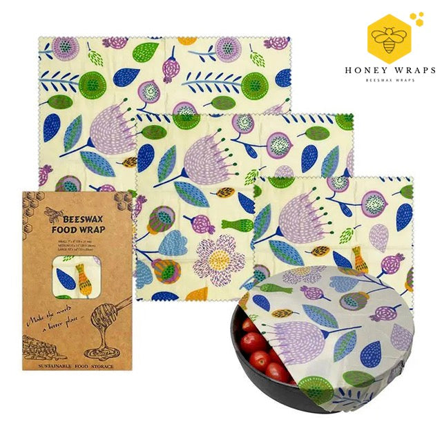 3 Packs Beeswax Wrap