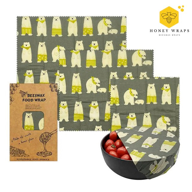 3 Packs Beeswax Wrap