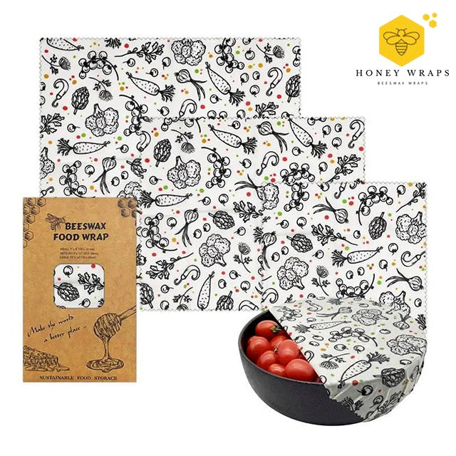 3 Packs Beeswax Wrap